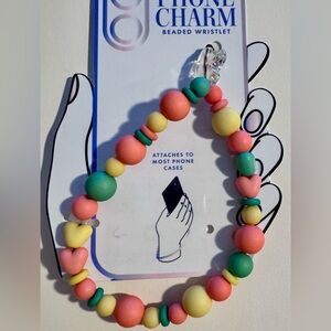 Colorful Beaded Wristlet Key & Card Holder